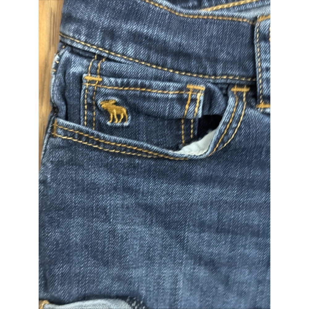 Abercrombie Kids Girls Sz 10 Lowrise Jeans Shorts EUC - Picture 4 of 5